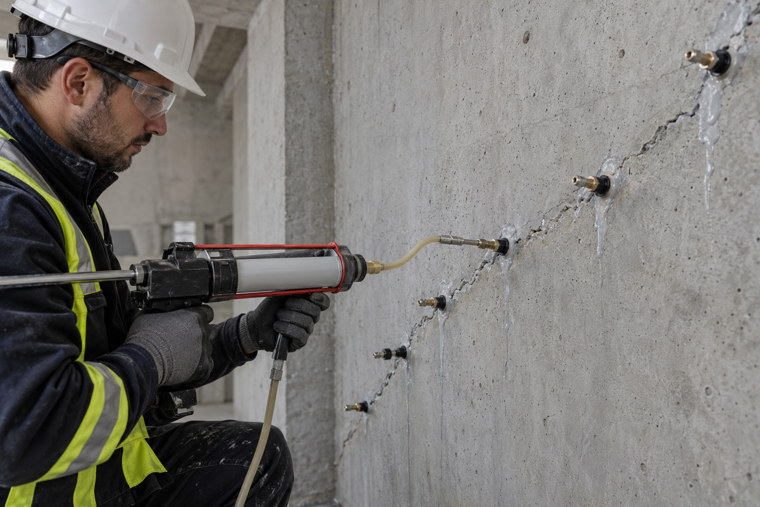 Beton Çatlak Enjeksiyon